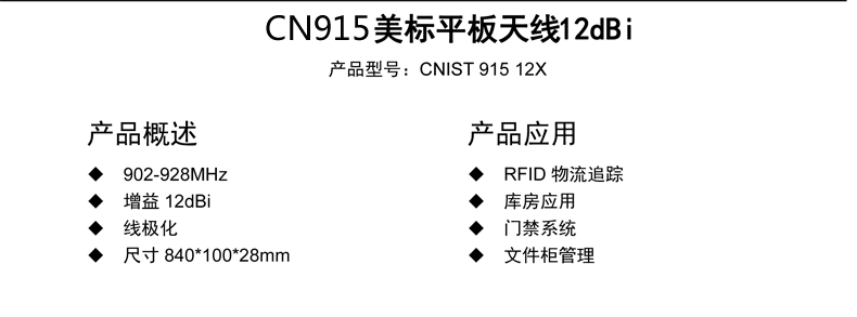 CNIST 12dbi天线(图1)