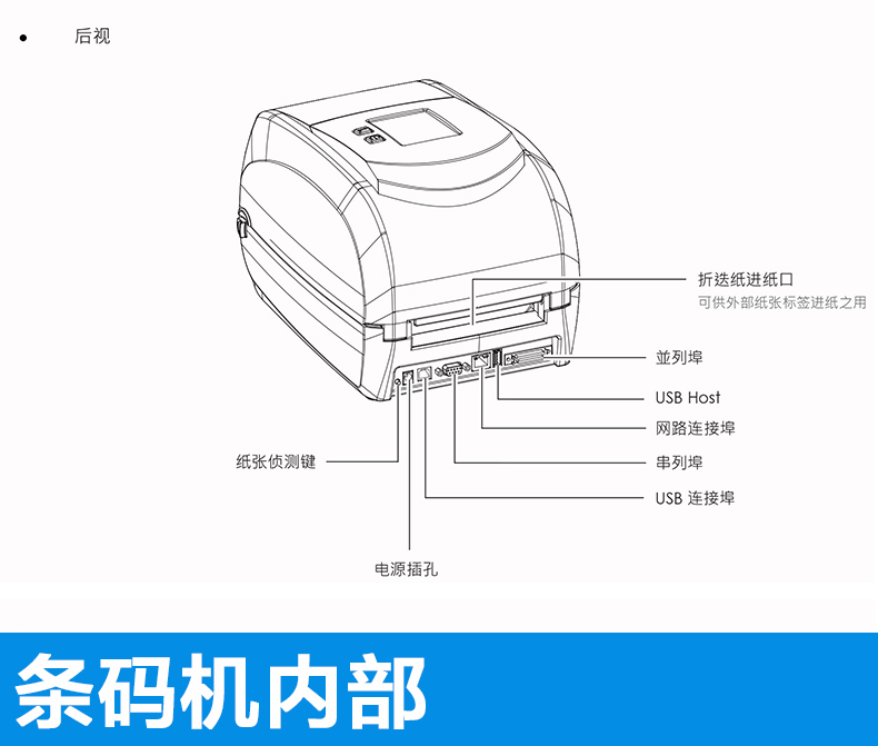 CNIST CN860条码打印机 热敏热转印固定资产不干胶标签机 600dpi高清晰可选配WiFi蓝牙(图10)