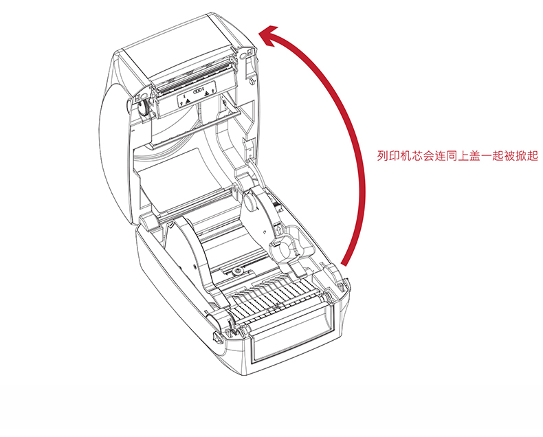 CNIST CN860条码打印机 热敏热转印固定资产不干胶标签机 600dpi高清晰可选配WiFi蓝牙(图14)